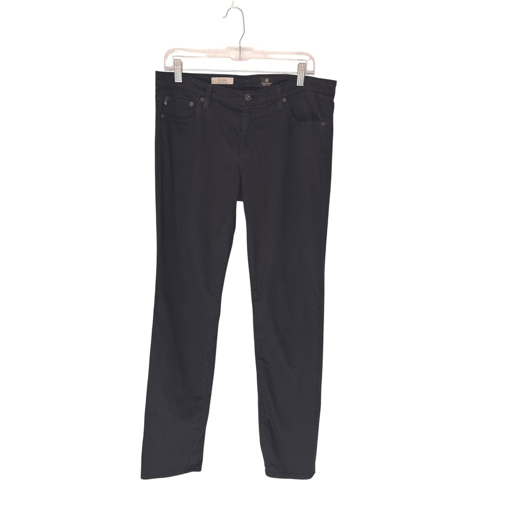 AG Adriano Goldschmied Black The Stilt Cigarette Skinny Leg Jean Size 32R